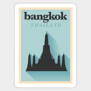 Bangkok Poster Design Sticker